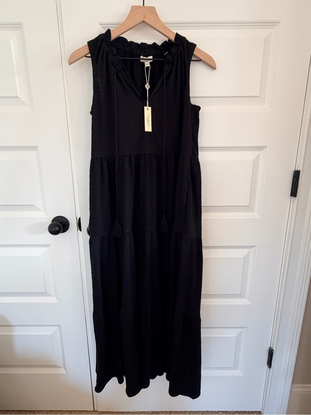 NWT max studio black maxi dress
